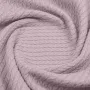 Плед-покрывало косичка COSAS 160х230 см Floral Knitted Braid Лиловый