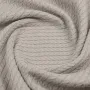 Плед-покривало косичка COSAS 160х230 см Almond Knitted Braid Пісочний