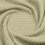 Плед-покривало косичка COSAS 160х230 см Olive Knitted Braid Оливковий