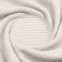 Плед-покривало косичка COSAS 230х240 см Ivory Knitted Braid Капучино