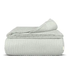 Плед-покривало косичка COSAS 230х240 см Pistachio Knitted Braid Фісташковий Плед-покривало косичка COSAS 230х240 см Pistachio Knitted Braid Фісташковий