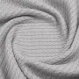 Плед-покрывало косичка COSAS 230х240 см Shadow Knitted Braid Графитовый