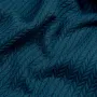 Плед-покривало косичка COSAS 230х240 см Ocean Knitted Braid Смарагдовий
