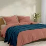 Плед-покривало косичка COSAS 230х240 см Ocean Knitted Braid Смарагдовий