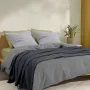 Плед-покрывало косичка COSAS 230х240 см Beluga Knitted Braid Антрацит