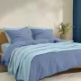 Плед-покрывало косичка COSAS 240х260 см Mint Knitted Braid Мятный