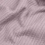 Плед-покрывало косичка COSAS 240х260 см Floral Knitted Braid Лиловый