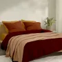 Плед-покривало косичка COSAS 240х260 см Sand Knitted Braid Теракотовий