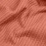 Плед-покрывало косичка COSAS 240х260 см Amber Knitted Braid Оранжевый