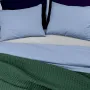 Плед-покривало вафельне COSAS 240х260 см Basil Greek Waffle Смарагдовий