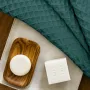 Рушник вафельний COSAS Olympic Greek Waffle 75x130 см Бірюзовий