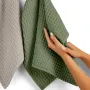 Рушник вафельний COSAS Olive Greek Waffle 75x130 см Оливковий