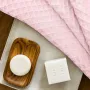 Вафельные полотенца COSAS Bubble Gum Greek Waffle CS1 Розово-молочный 2 шт (660d9720698d6a69df1d683b)