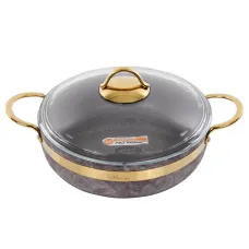 Сотейник с крышкой Brioni Royal Stone Sandstone Gold 26 см Разноцветный 764-043 Сотейник с крышкой Brioni Royal Stone Sandstone Gold 26 см Разноцветный 764-043