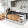 Хлібниця Maestro MR-1676-BL 38,5x19x25,5 см Чорний (78088288)