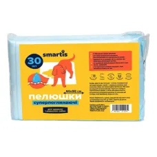 Пеленки для собак и щенков супер поглощающие гипоаллергенные Smartis 60*90 см 30 шт