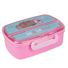 Контeйнер YES Pusheen 750 мл з приборами (708161) Контeйнер YES Pusheen 750 мл з приборами (708161)