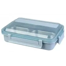 Ланч-бокс Maxtop MP-2302-A для підігріву їжі за допомогою гарячої води 24х17х3.5см Blue