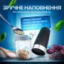 Набор мельниц для соли перца специй No Brand 2 предмета на батарейках Черный (SPM-12/Black)