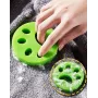 Силиконовая лапка для уборки шерсти домашних животных No Brand ChinaPets D70X5 Зеленый