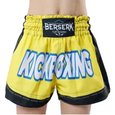 Шорти Berserk Sport THAI KICK ATTACK M yellow (019929)