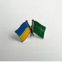 Значок Dobroznak прапори Україна Королівство Саудівська Аравія 26х17 мм (6181)