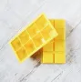 Форма для льоду ICE CUBE 5 cm Olin & Olin 8 кубиків жовта з кришкою