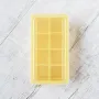 Форма для льоду ICE CUBE 5 cm Olin & Olin 8 кубиків жовта з кришкою