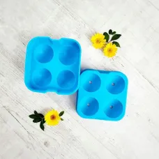 Силиконовая форма Olin & Olin 4 ледяных шара для коктейлей Силиконовая форма Olin & Olin 4 ледяных шара для коктейлей