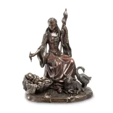 Cтатуетка колекційна Богиня кохання та шлюбу Frigg Veronese 19х12х16 см Коричневий AL229028