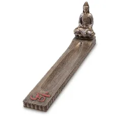 Статуетка-підставка для пахощів Богиня милосердя Guanyin 25х9,5х4 см Veronese AL229034 Статуетка-підставка для пахощів Богиня милосердя Guanyin 25х9,5х4 см Veronese AL229034