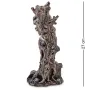 Свічник-фігурка Veronese Fantasy Girl 27x12 см Коричневий (AL229081)