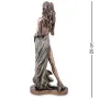 Cтатуэтка коллекционная Девушка в платье 29x12 см Veronese Коричневый AL229086