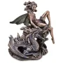 Cтатуетка колекційна Фея з Драконом Veronese 18х16х12 см Різнокольоровий AL229091