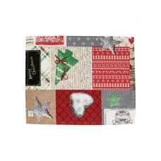 Серветка Прованс Merry Christmas 35х45 см Різнокольоровий (7402)