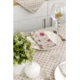 Салфетка Прованс Цветы 35х45 см Бежево-бордовый (7531)