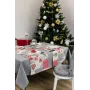 Скатертина Прованс Merry Christmas 120х132 см Сірий (7421)