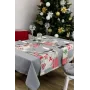 Скатертина Прованс Merry Christmas 120х132 см Сірий (7421)