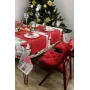 Скатертина Прованс Merry Christmas 132х180 см Різнокольоровий (7422)