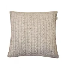 Вязаная наволочка Прованс SOFT 45х45 см Бежевый (3155)