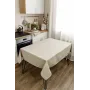 Скатертина Горох Прованс Бежевий 136х220 см (7584)
