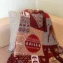 Плед новогодний Подарочки Прованс Разноцветный 90х130 см (1254)