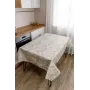 Скатерть непромокающая Алюр Прованс Бежевый 120х136 см (8059)