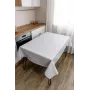 Скатерть пятноустойчивая Айс Вензель Прованс Белый 120х136 см (8055)