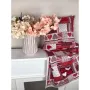 Плед вязаный Кружево Прованс Красный 130х170 см (1267)