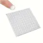 Відбійник для дверей демпфер Dory d=8мм h=3мм силіконовий прозорий 100 штук (D050862)