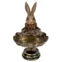 Декоративна статуетка Rabbit 15х10х9 см Lefard Бронзовий AL229131