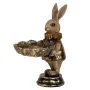 Декоративна статуетка Rabbit 15х10х9 см Lefard Бронзовий AL229131