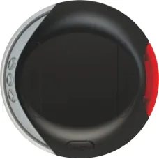 Ліхтарик Flexi на рулетку-повідець LED USB 7 см чорний