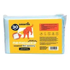 Пелюшки Smartis 60*90 см 30 шт для собак та цуценят щоденні